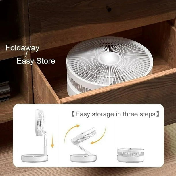 Rechargeable Expendable Pedestal Stand Fan