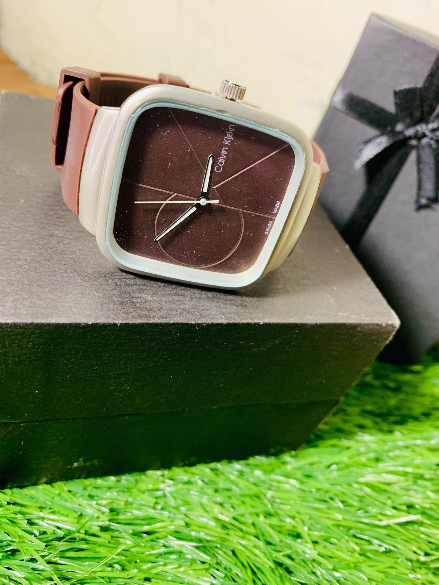 Calvin Klein Slim Square Case Wristwatch