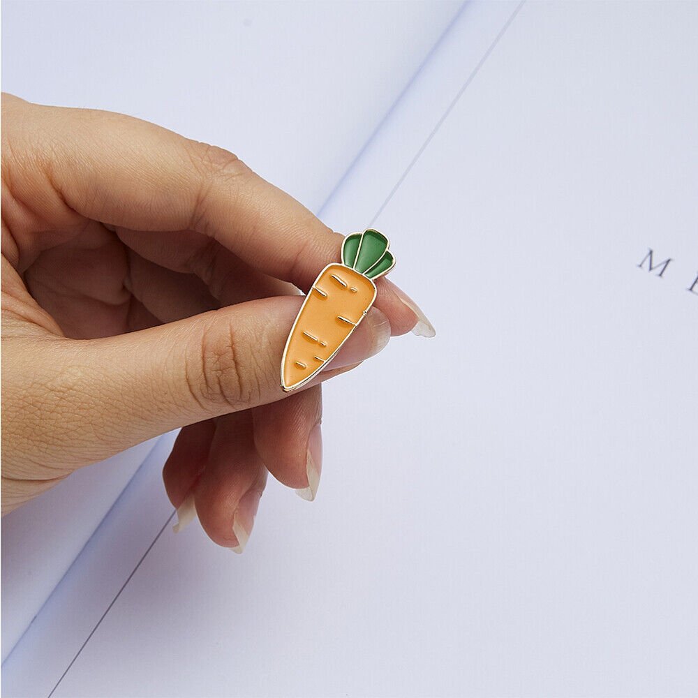 Carrot Shape Brooch