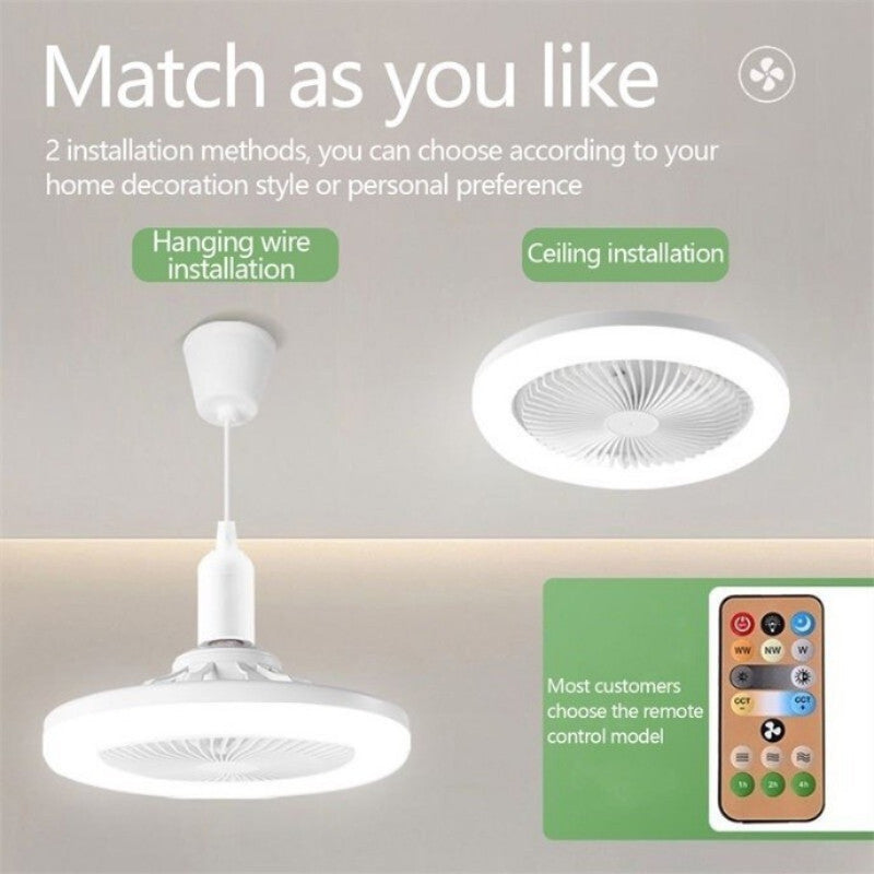 Ceiling LED Fan with Light