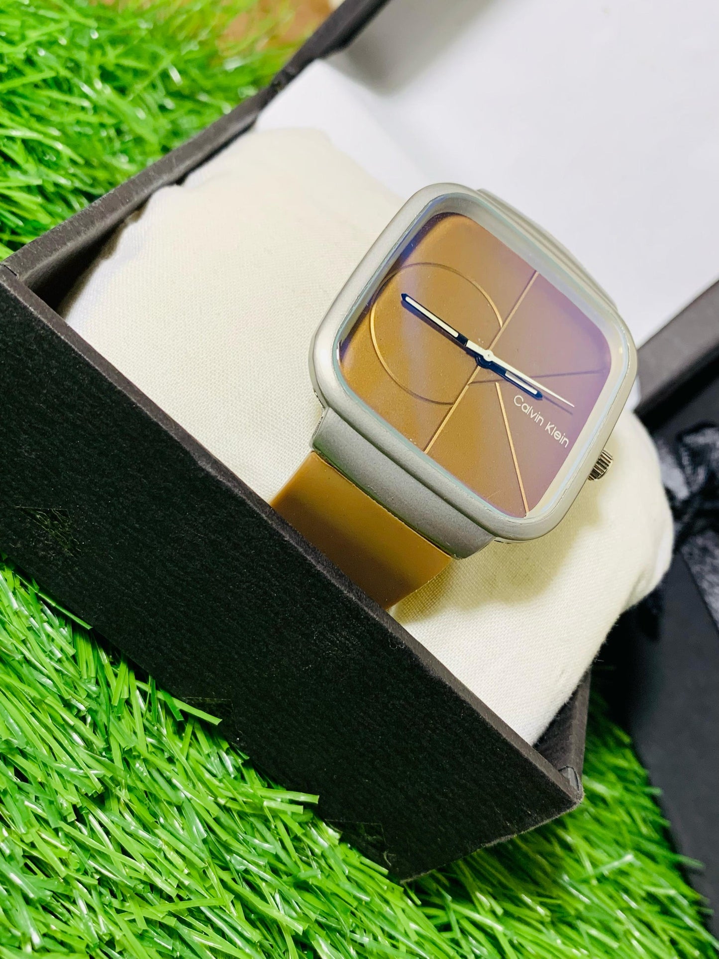 Calvin Klein Slim Square Case Wristwatch