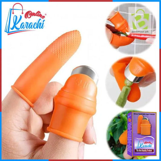 Online Karachi - Multi-Purpose Silicone Thumb Knife Finger Protector